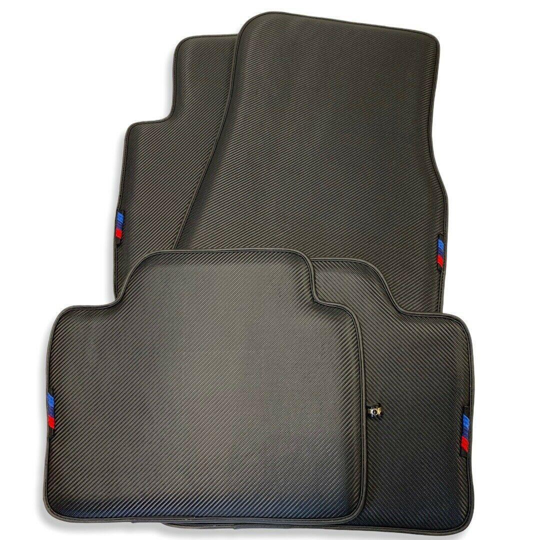 Floor Mats For BMW 3 Series G21 5-door Wagon Autowin Brand Carbon Fiber Leather - AutoWin