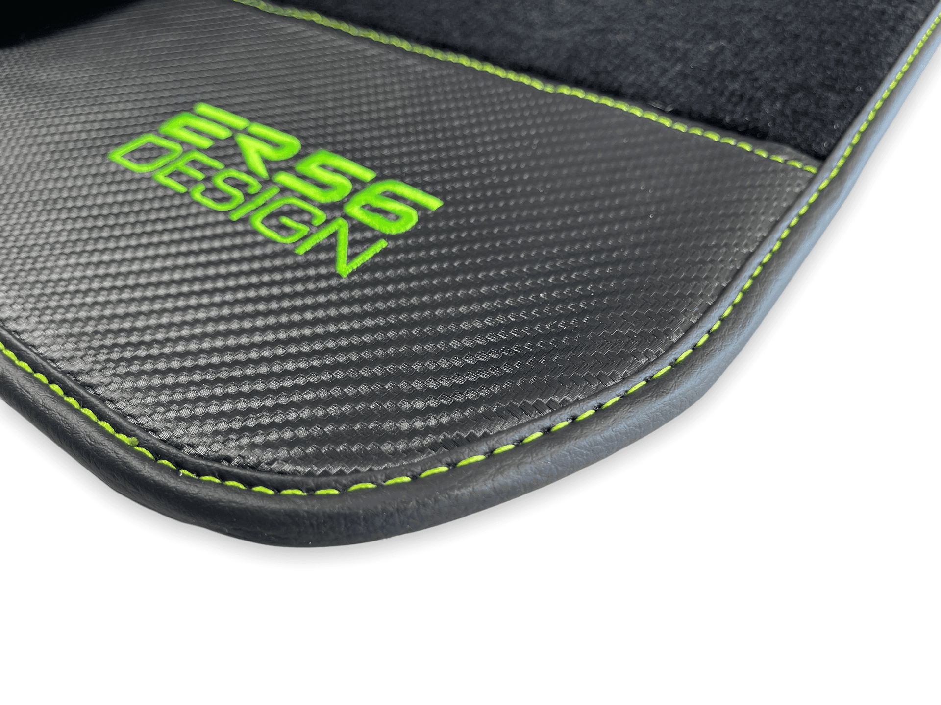 Floor Mats For BMW M3 E46 Carbon Leather Er56 Design - AutoWin