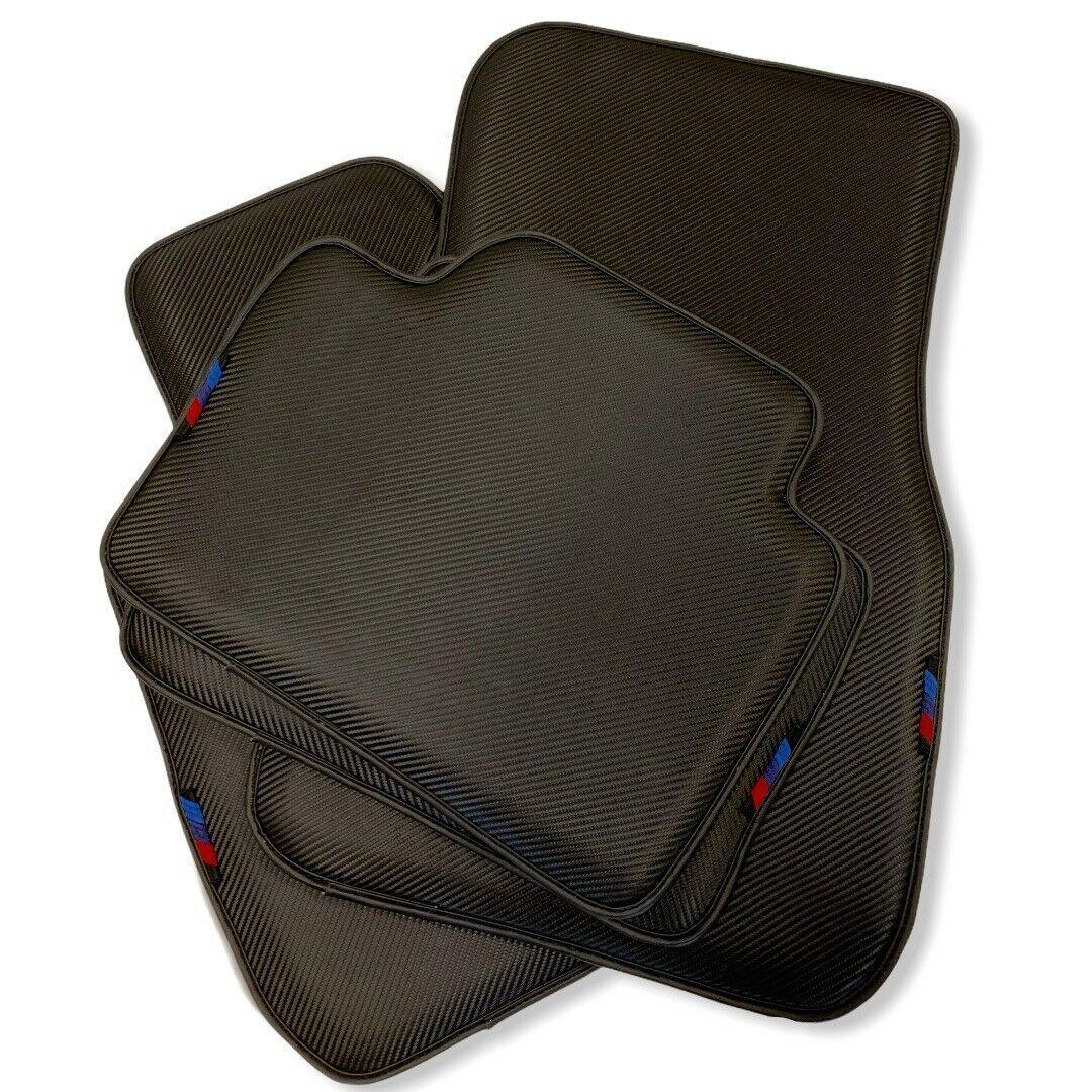 Floor Mats For BMW M3 E92 Autowin Brand Carbon Fiber Leather - AutoWin