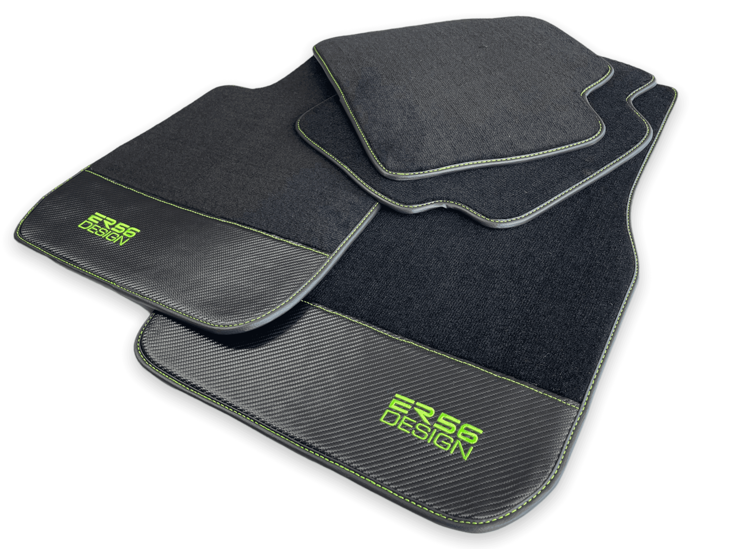 Floor Mats for BMW iX (2022-2024) with Carbon Leather | ER56 Design - AutoWin