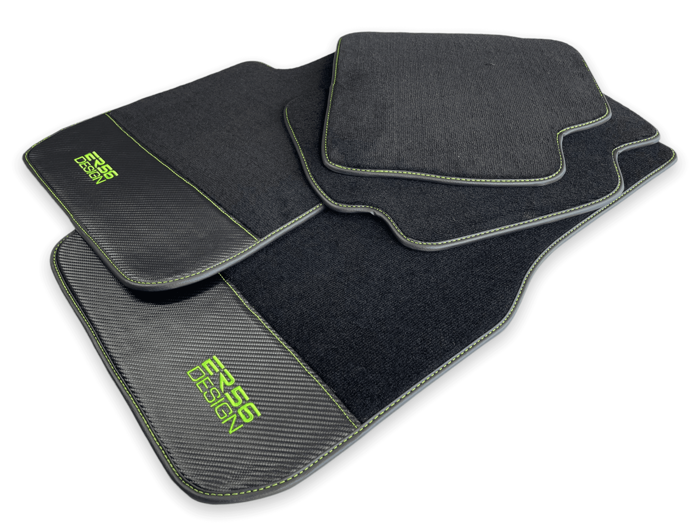 Floor Mats for BMW iX (2022-2024) with Carbon Leather | ER56 Design - AutoWin