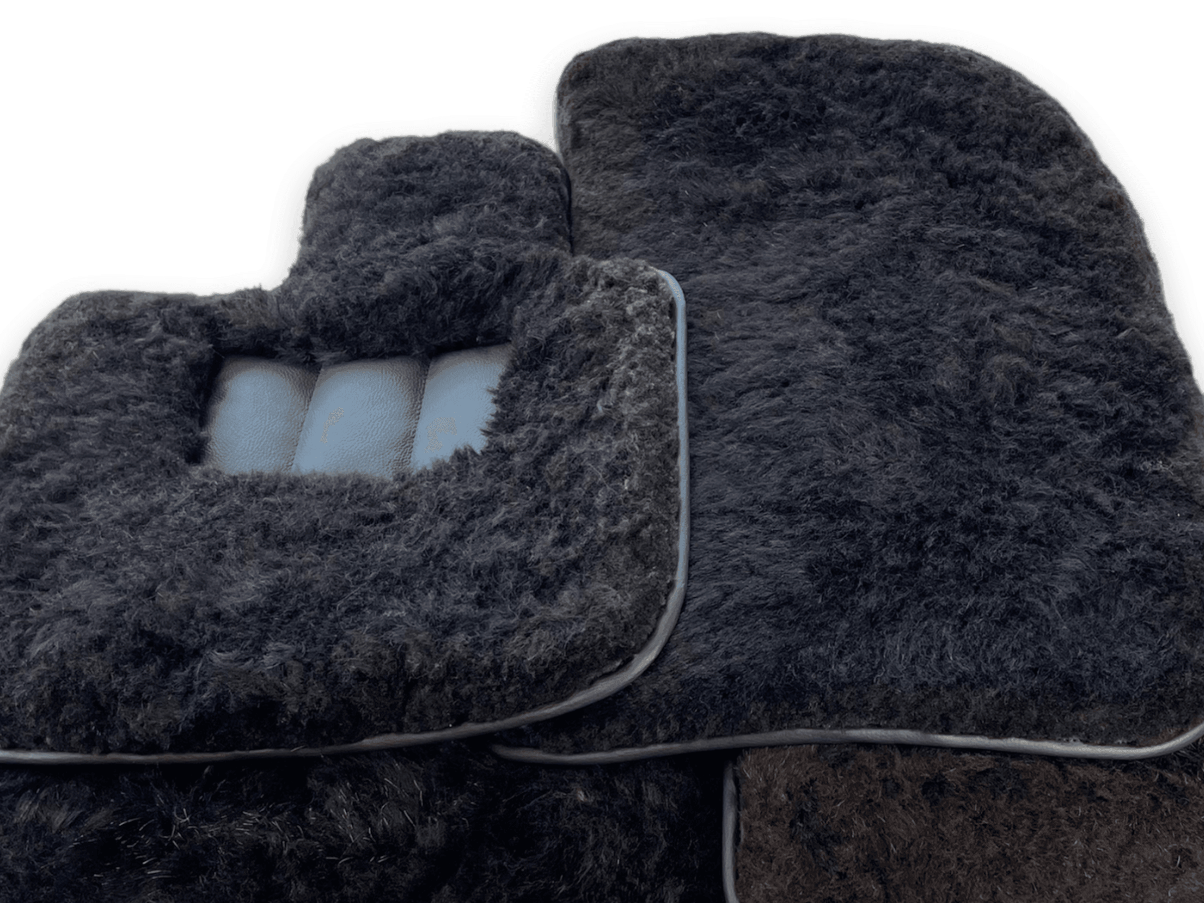 Genuine Sheepskin Floor Mats Rolls Royce Cullinan Rr31 2018-2023 Er56 Design Brand - AutoWin