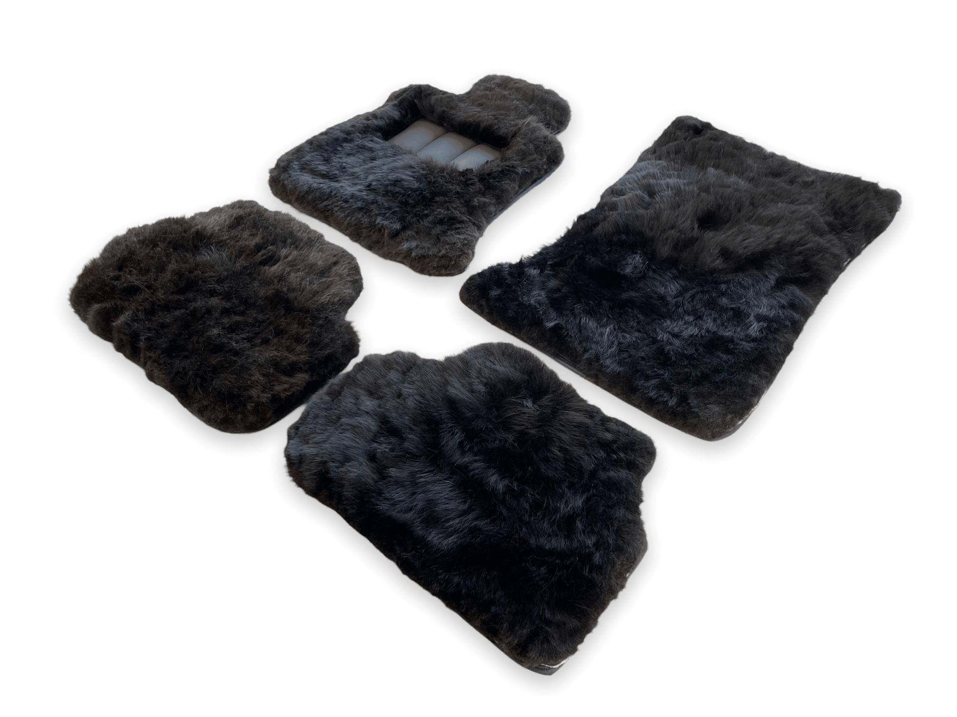 Genuine Sheepskin Floor Mats Rolls Royce Dawn Rr6 2016-2023 Er56 Design Brand - AutoWin