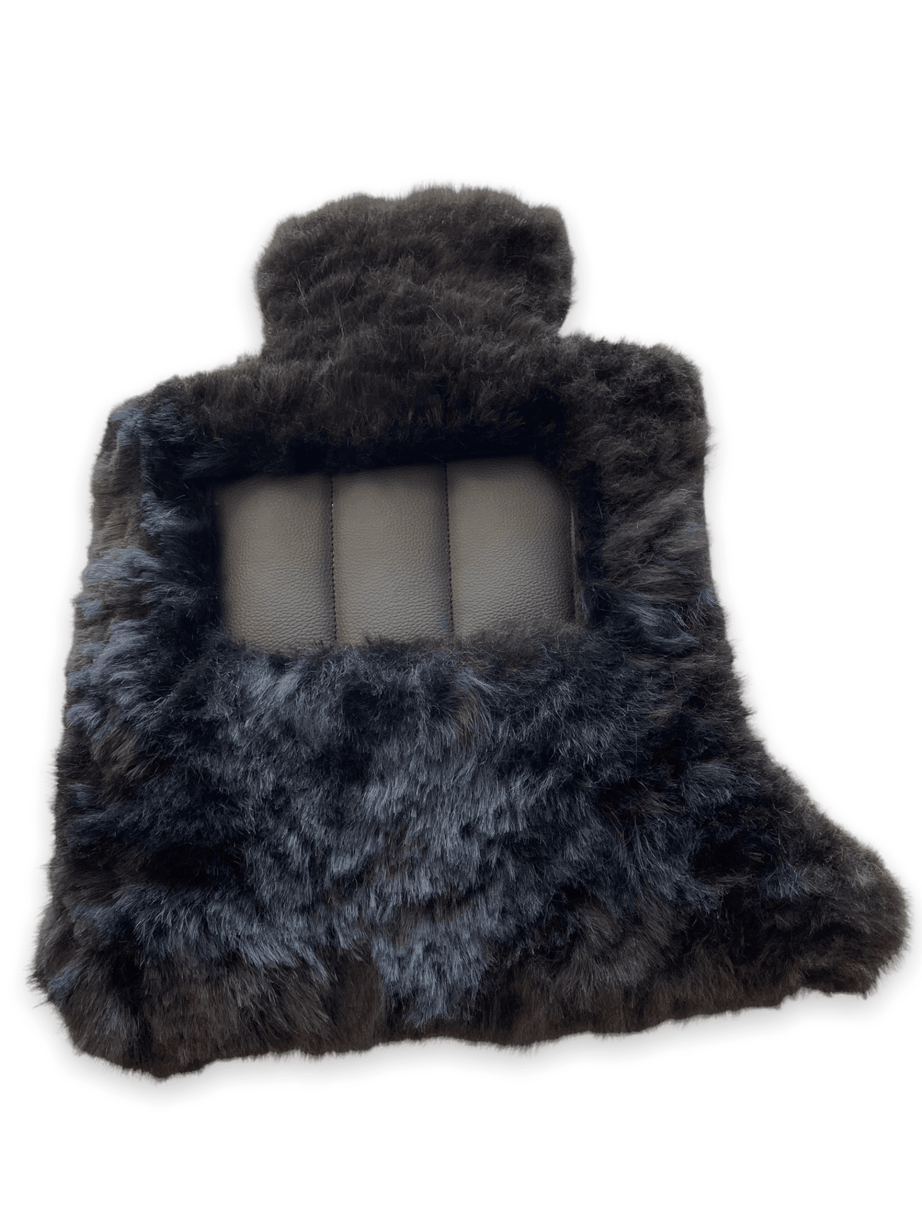 Genuine Sheepskin Floor Mats Rolls Royce Wraith 2013–2023 Er56 Design - AutoWin