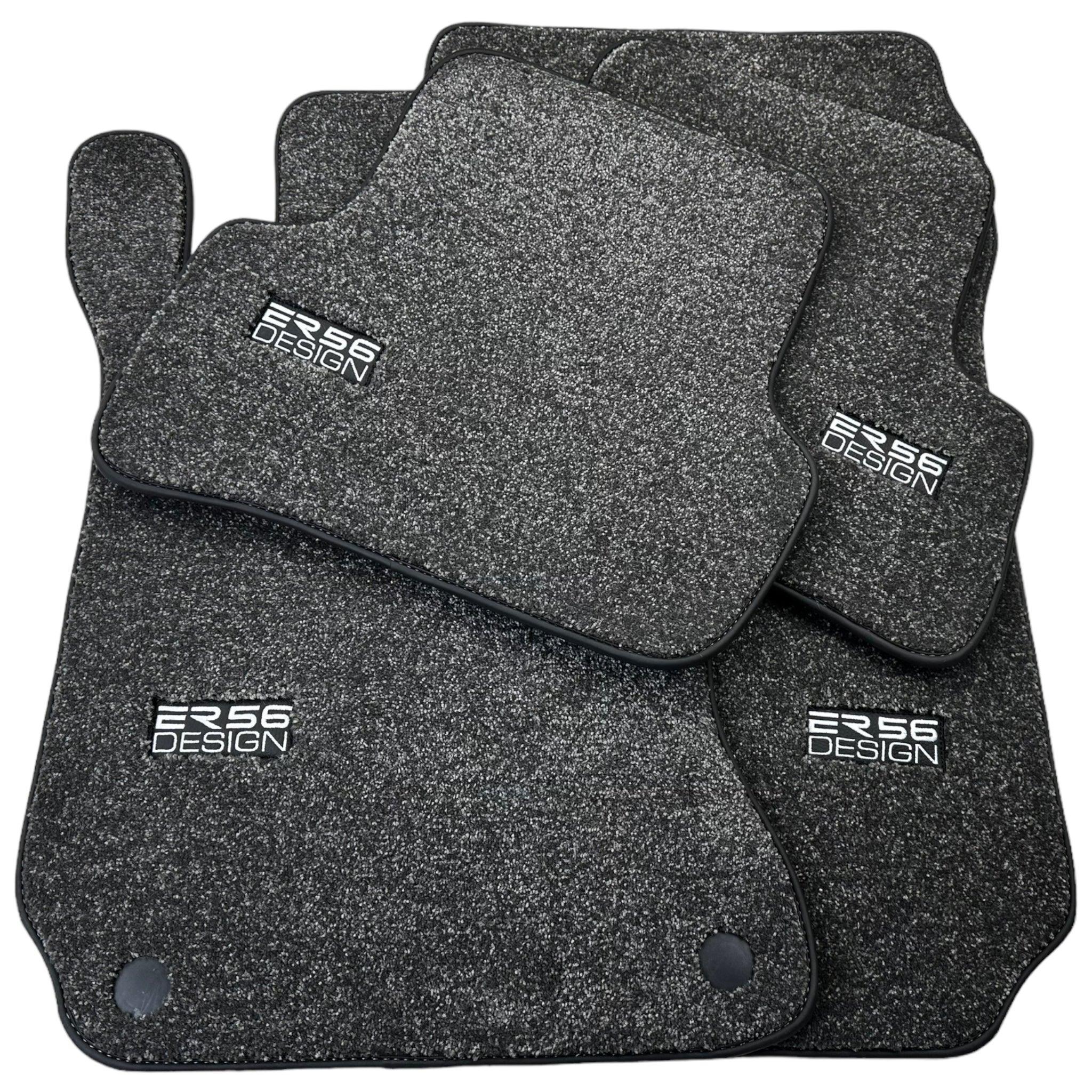 Gray Luxury Floor Mats For Mercedes Benz S-Class V223 (2020-2023) Long Wheelbase | ER56 Design - AutoWin