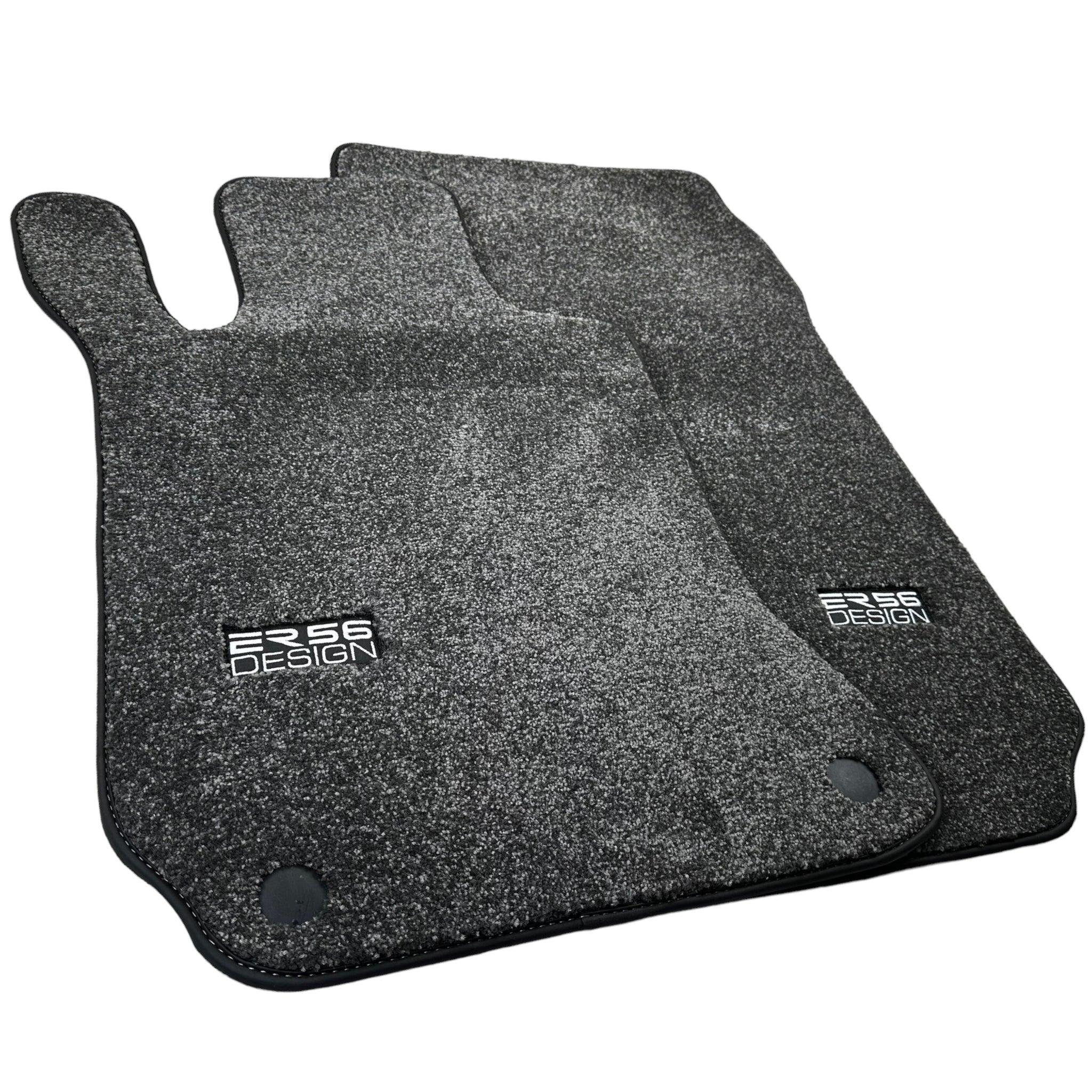 Gray Luxury Floor Mats For Mercedes Benz V-Class 447 Front (2019-2023) | ER56 Design - AutoWin