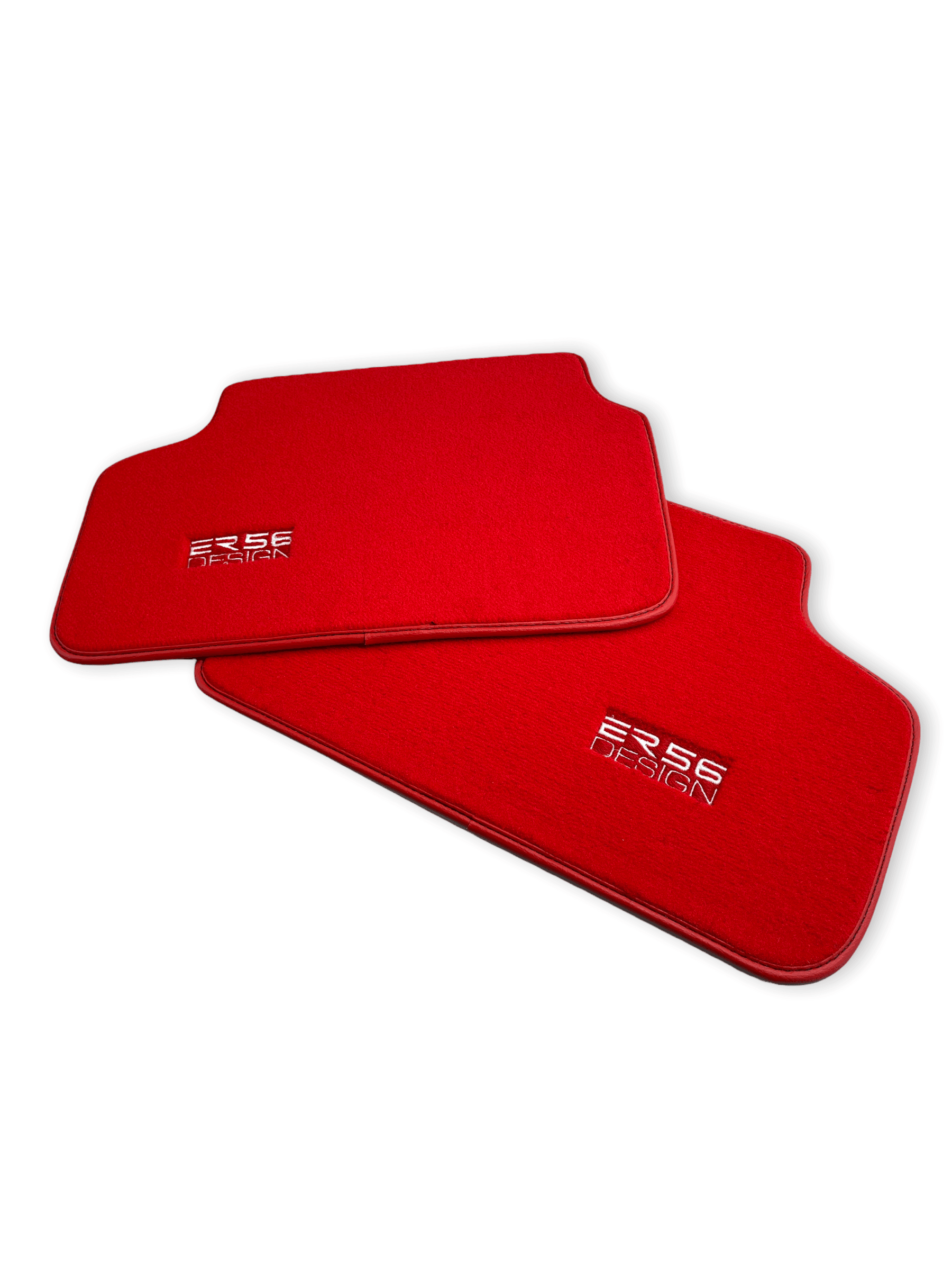 Red Floor Mats For BMW 6 Series E63 - ER56 Design Brand - AutoWin