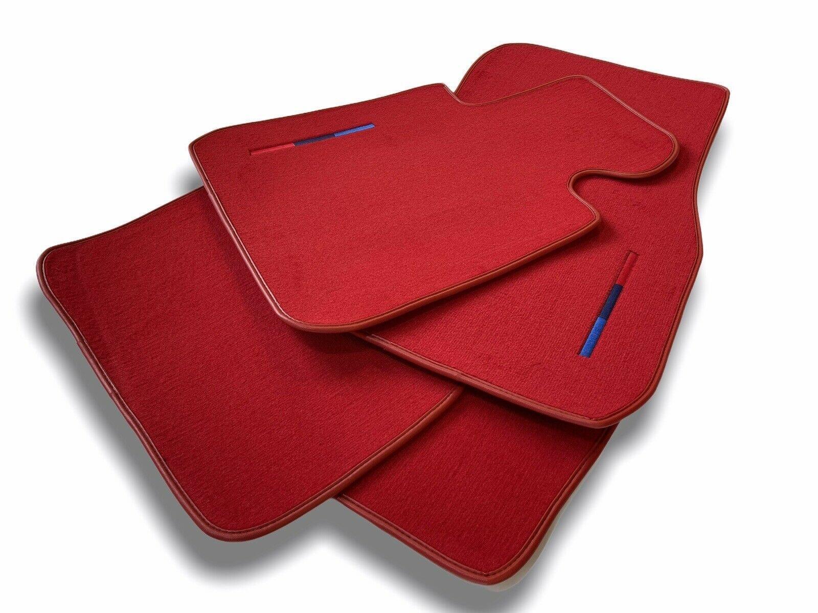 Red Mats For BMW 1 Series E88 Convertible With M Package - AutoWin