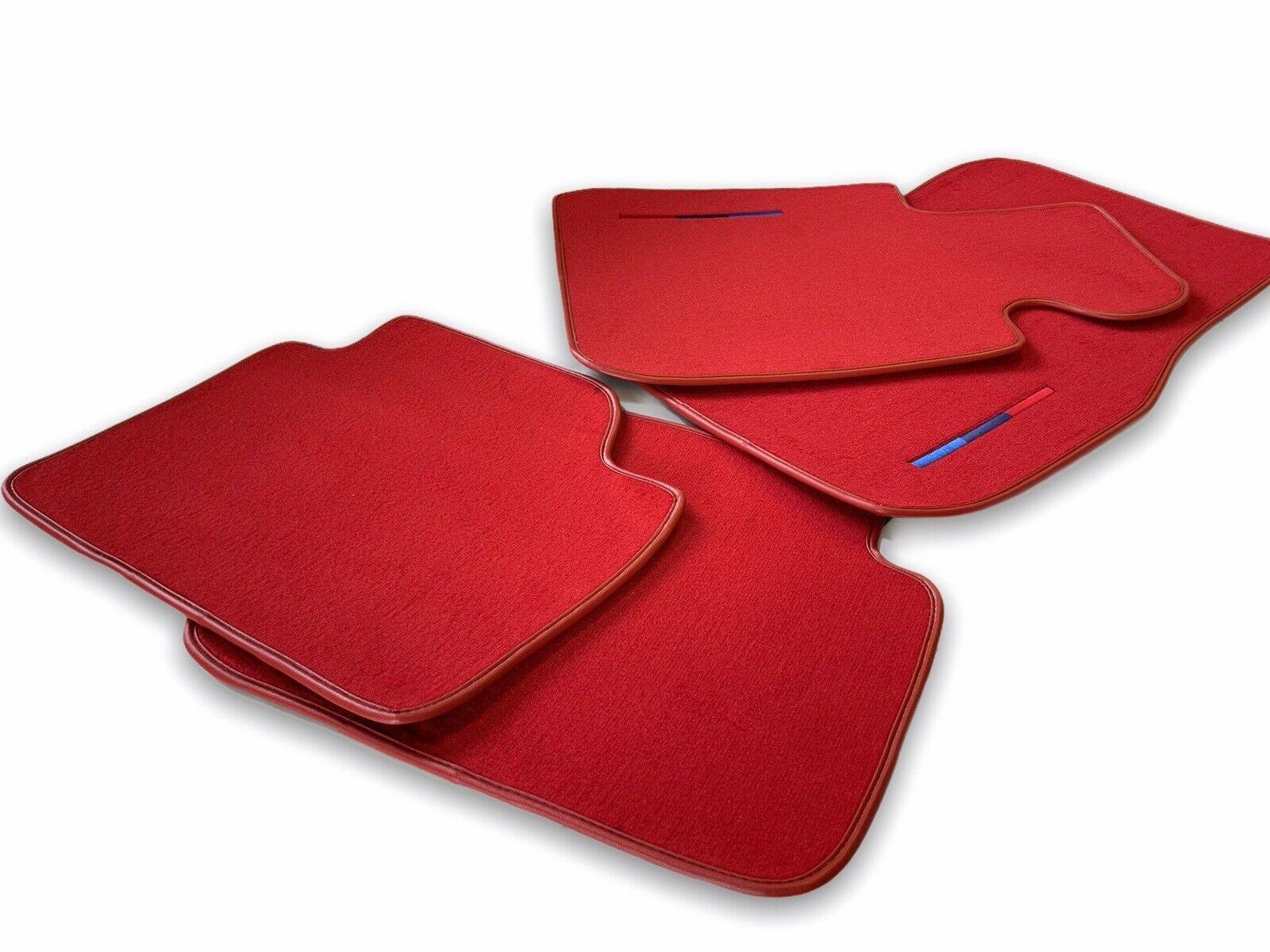 Red Mats For BMW 1 Series F21 3-door Hatchback With M Package - AutoWin