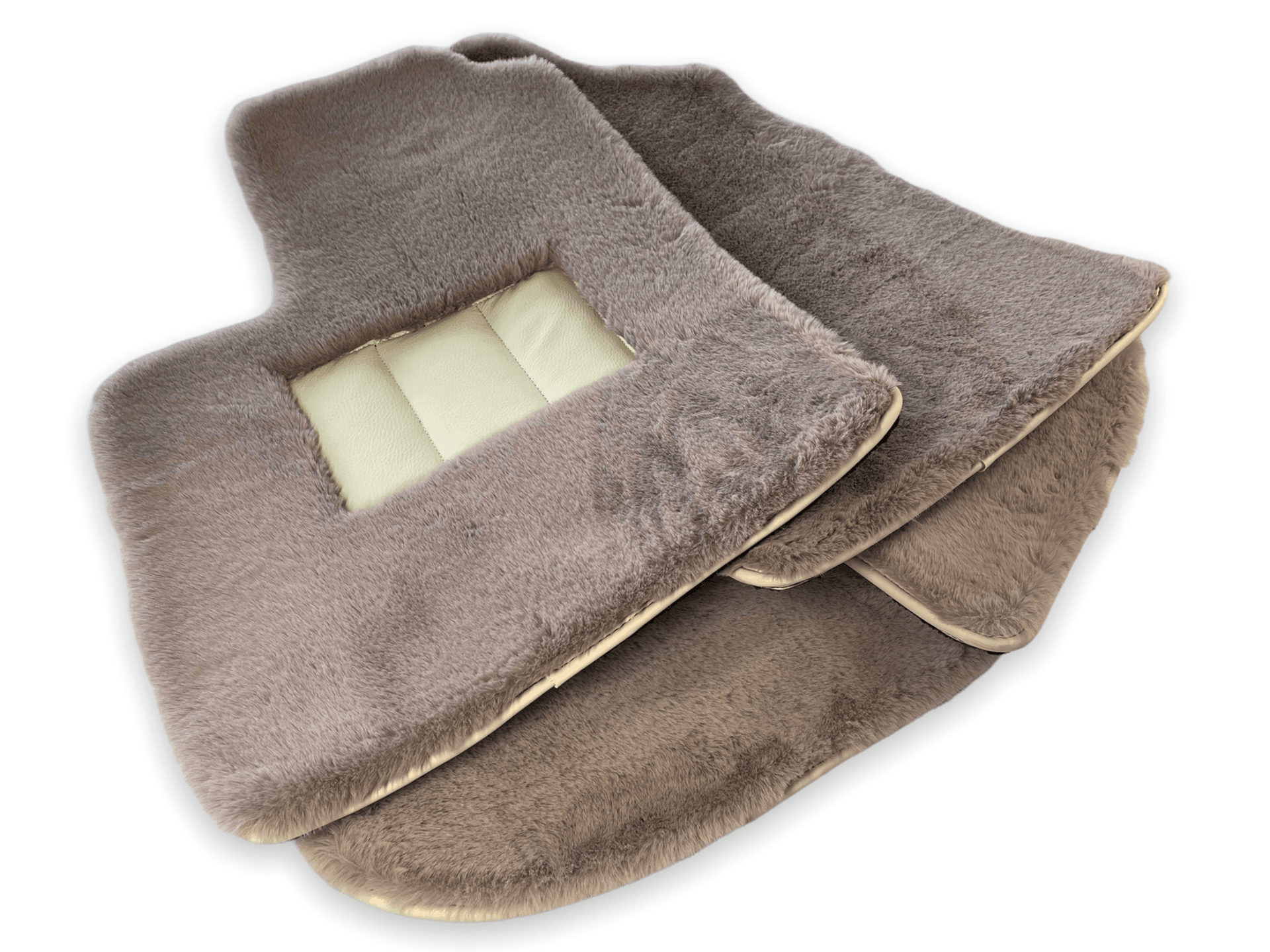 Sheepskin Floor Mats For Bentley Continental GT (2003–2011) Er56 Design - AutoWin
