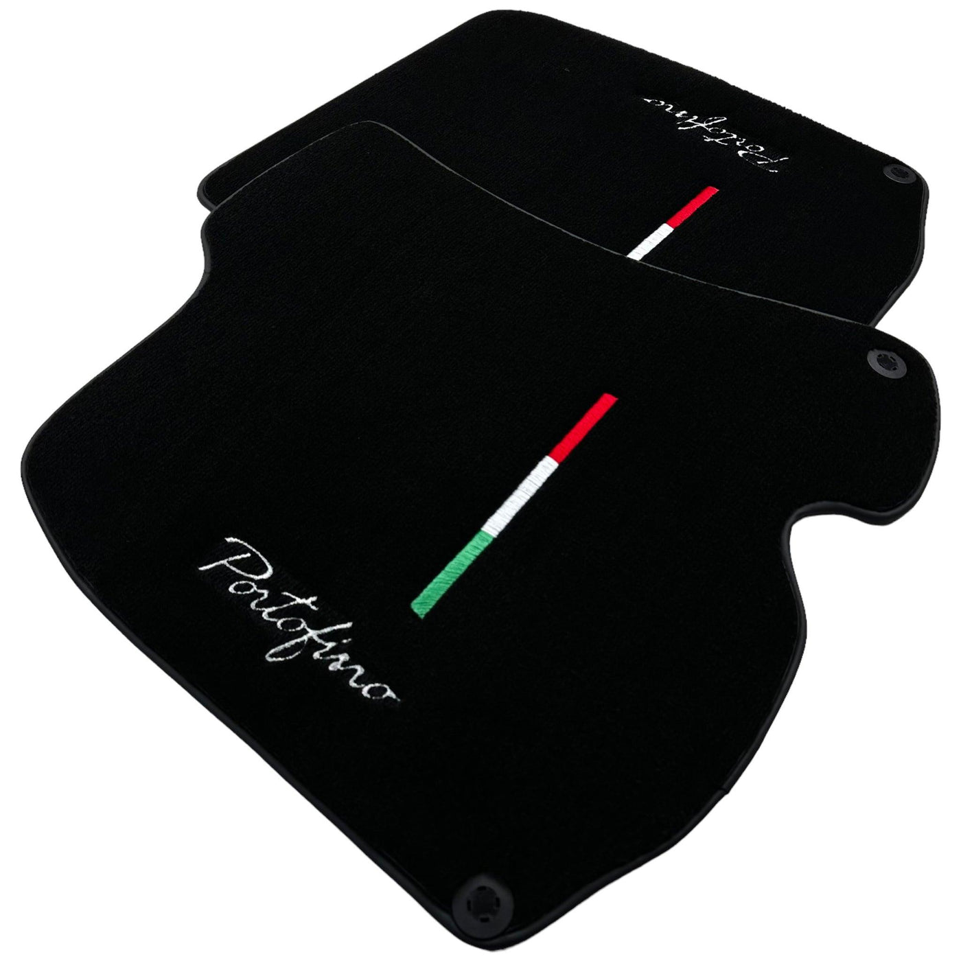 Black Floor Mats for Ferrari Portofino (2018-2023) Italian Edition - AutoWin