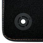 Customizable Black Floor Mats for Lamborghini Urus with Yellow Leather - AutoWin