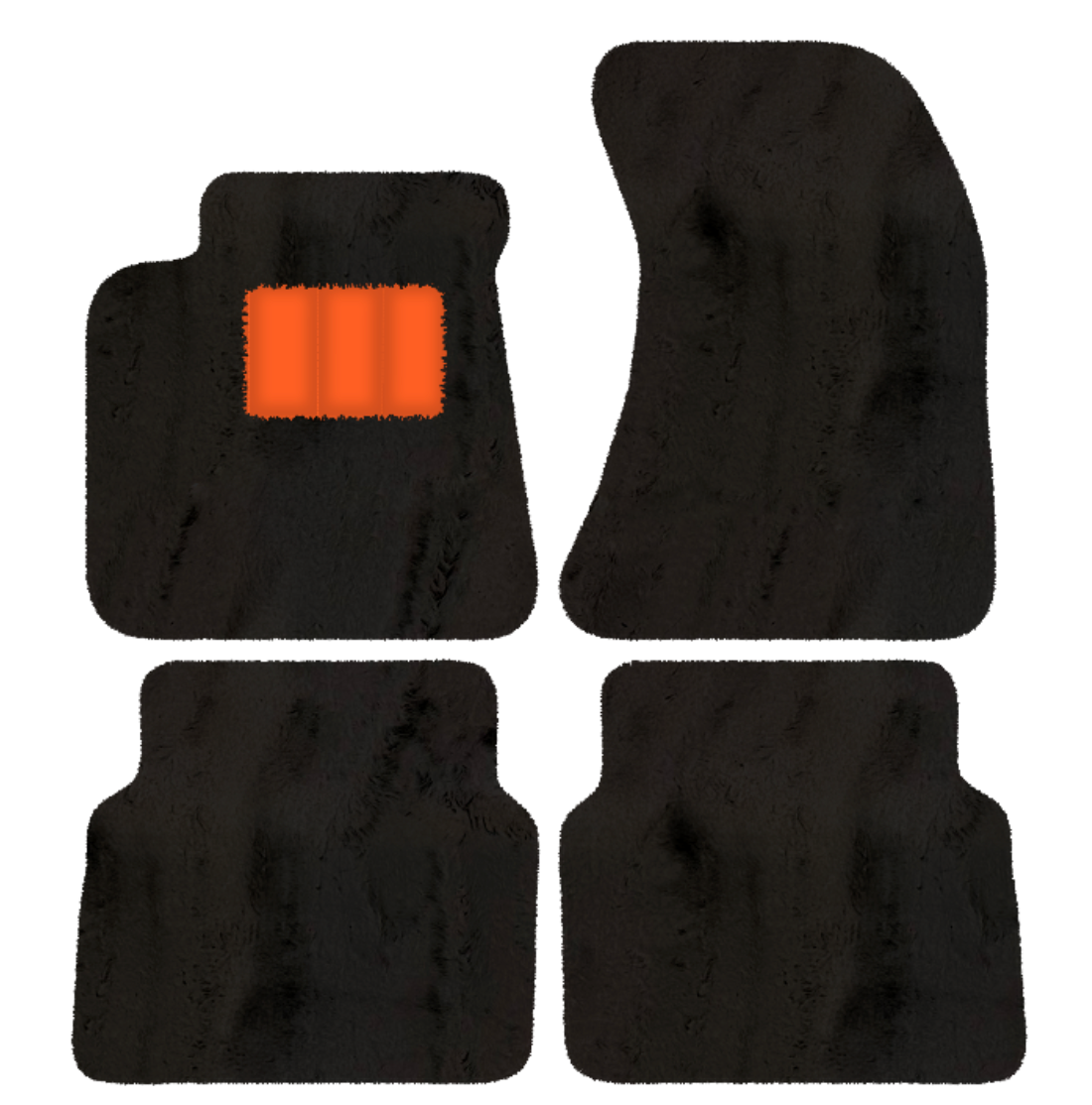 Tapetes de carro em couro personalizáveis com padrão hexagonal entrelaçado para Audi A8 D4 (2010-2017) - AutoWin