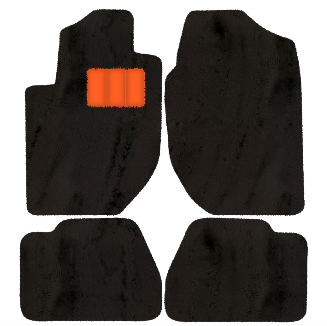 Premium Sheepskin Floor Mats for Land Rover Freelander (1997-2003)