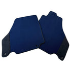 Dark Blue Floor Mats for Ferrari 360 Modena (1999-2005) with Alcantara Leather - AutoWin