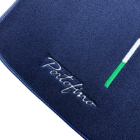 Dark Blue Floor Mats for Ferrari Portofino (2018-2023) Italian Edition - AutoWin