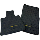 Black Leather Floor Mats for Rolls-Royce Phantom VIII (2017-2024) ER56 Design - AutoWin