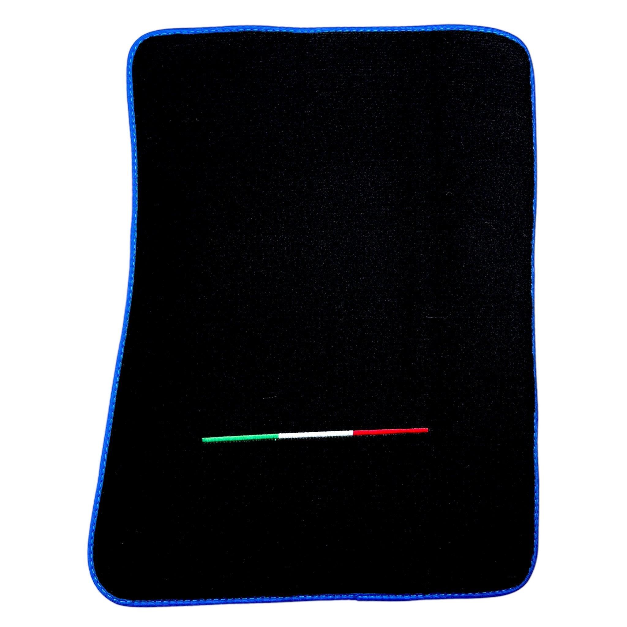 Floor Mats for Ferrari Purosangue with Blue Trim | Italian Edition - AutoWin