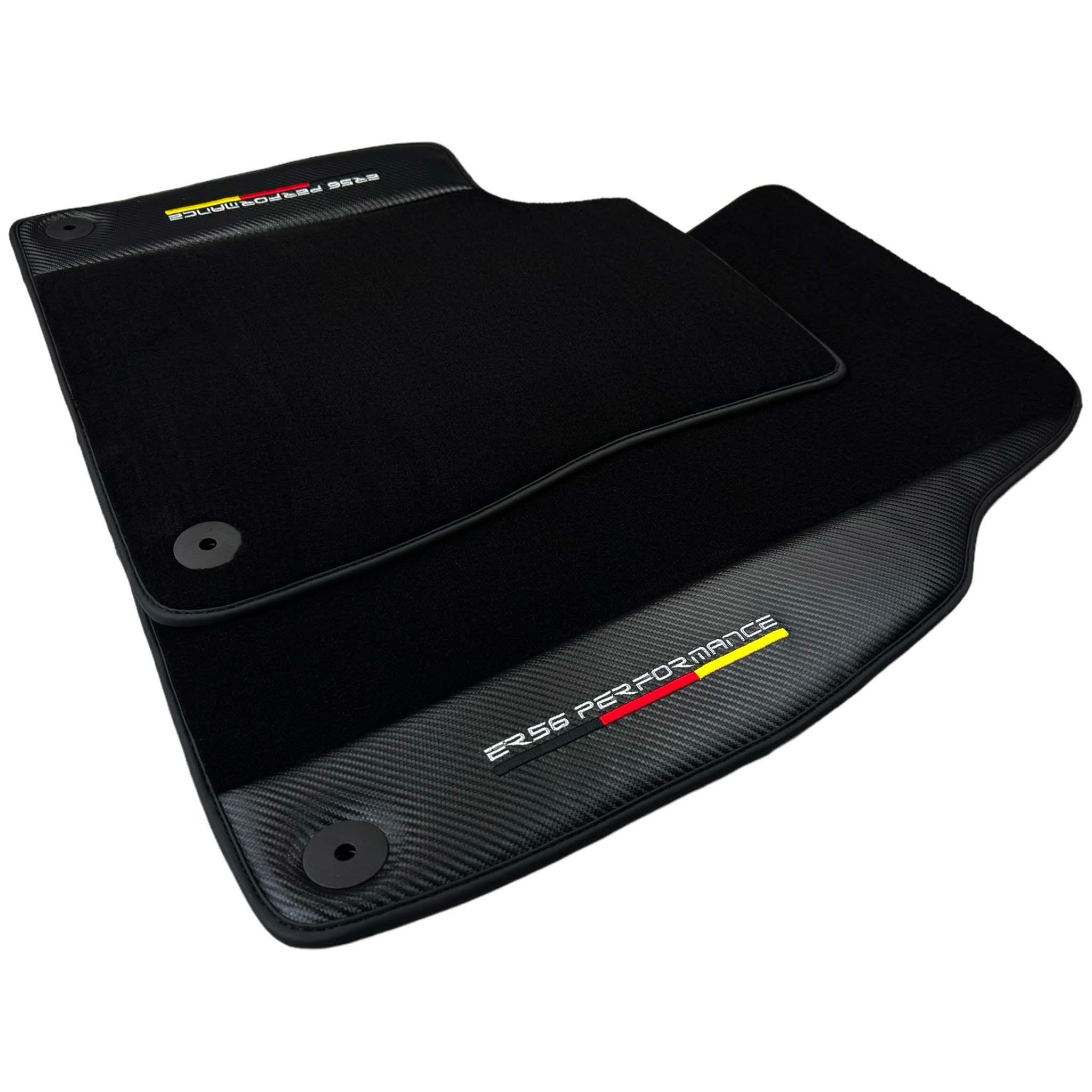 Black Floor Mats for Audi A4 - B6 Convertible (2002-2006) | ER56 Performance - AutoWin