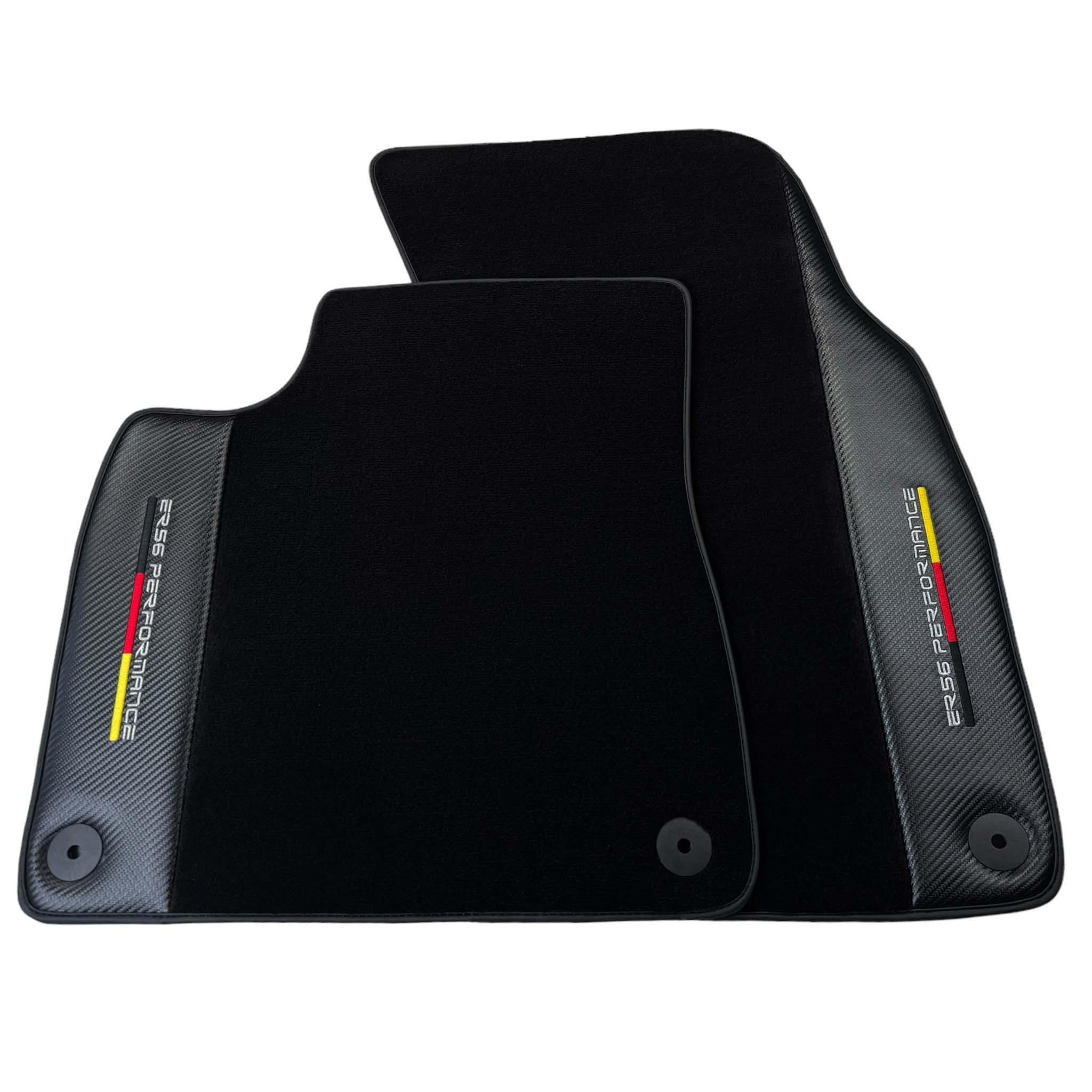 Black Floor Mats for Audi A4 - B6 Convertible (2002-2006) | ER56 Performance - AutoWin