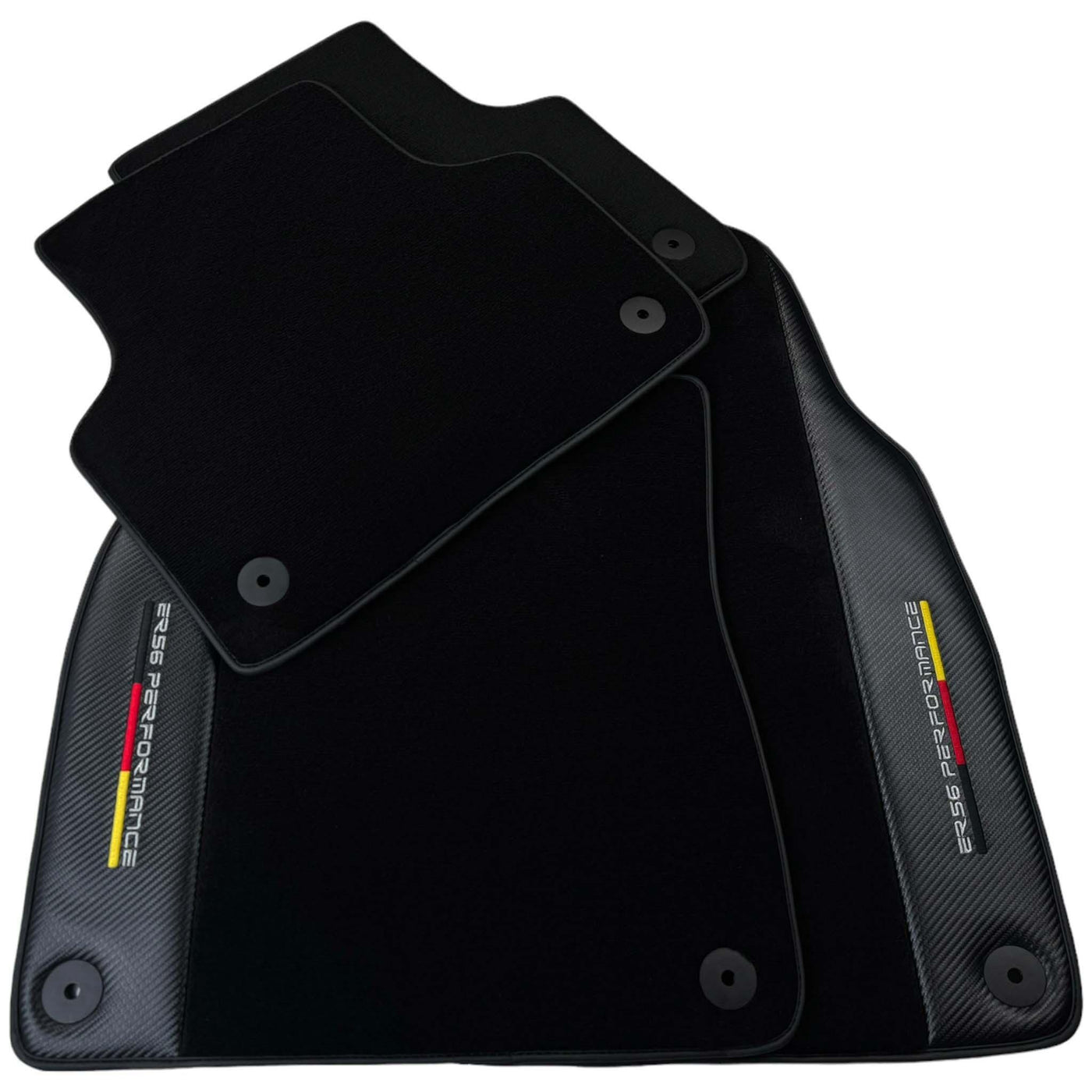 Black Floor Mats for Audi A4 - B6 Convertible (2002-2006) | ER56 Performance - AutoWin