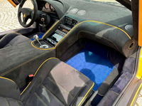 Customizable Blue Floor Mats for Lamborghini Diablo 1990-2001 With Alcantara Leather