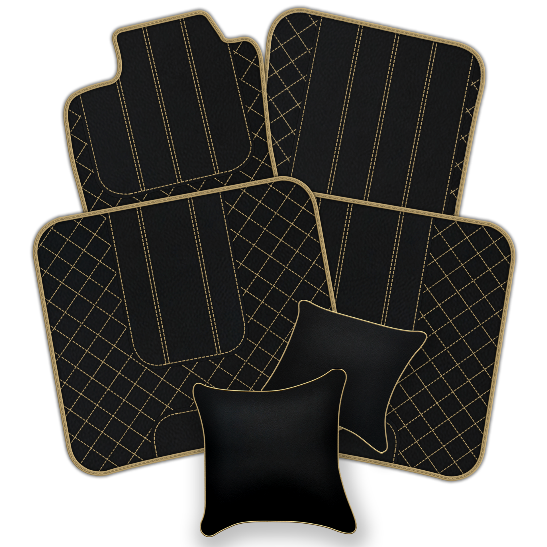 Customizable Leather Floor Mats with AW1 Pattern for Bentley Flying Spur (2019-2023) - AutoWin