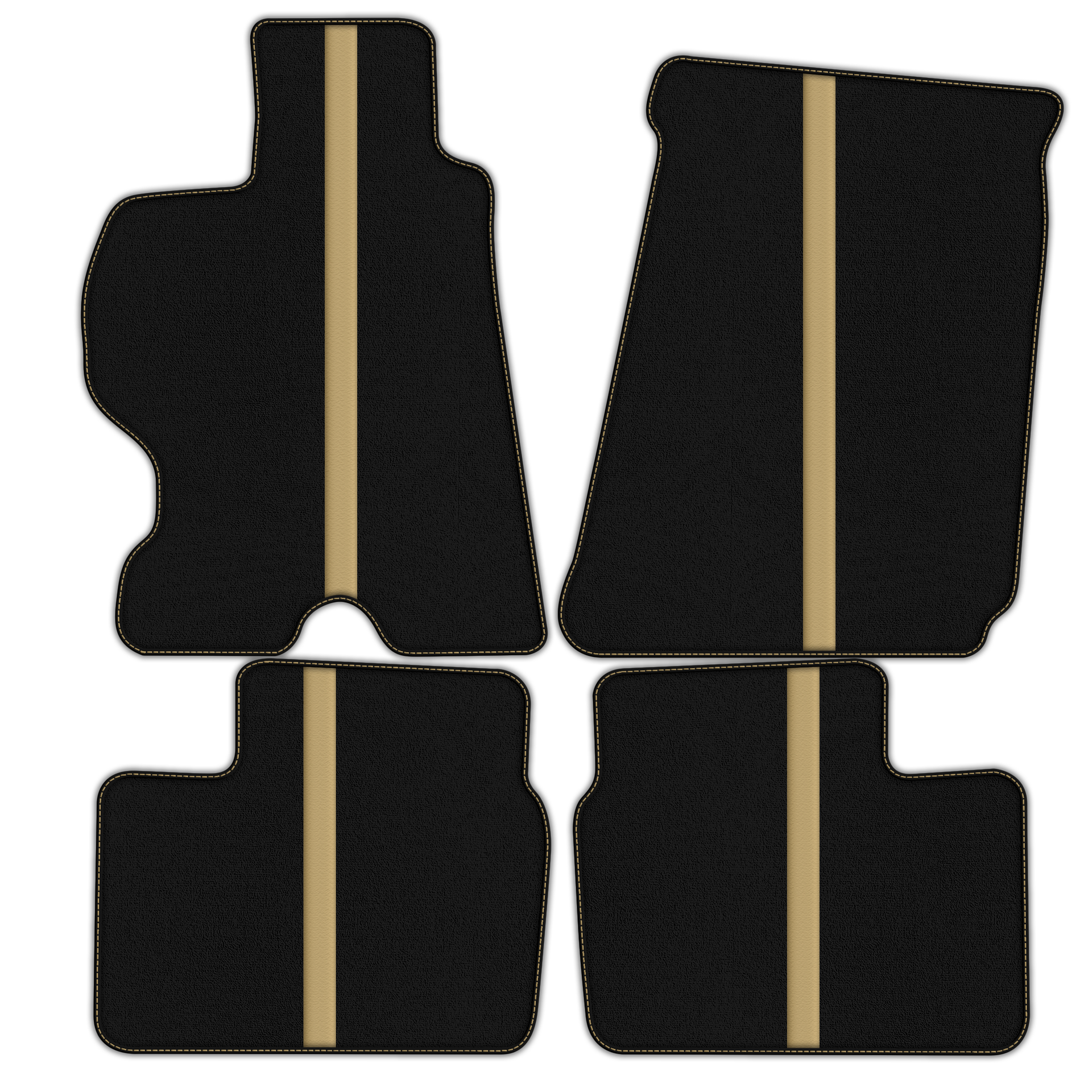 Premium Black Floor Mats for Ferrari F12 Berlinetta (2012-2022)
