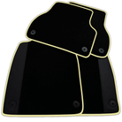 Customizable Black Floor Mats for Audi A6 - C6 Avant (2004-2008)