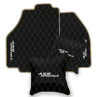 Premium Black Leather Floor Mats for Ferrari 296 GTS (2022-2025)