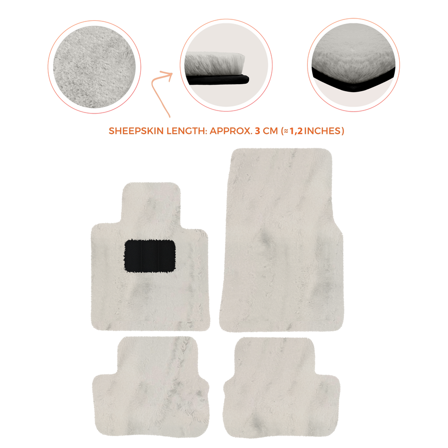 Premium Sheepskin Floor Mats for Rolls-Royce Cullinan (2018-2025)