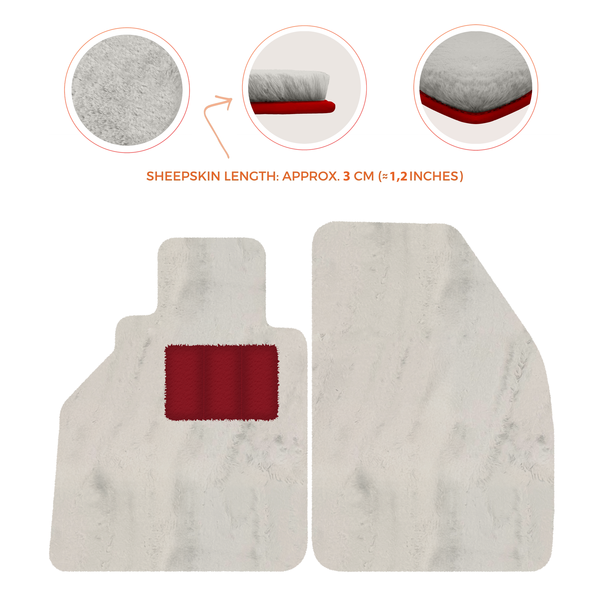 Gray Floor Mats for Porsche 986 Boxster (1996-2004) - AutoWin