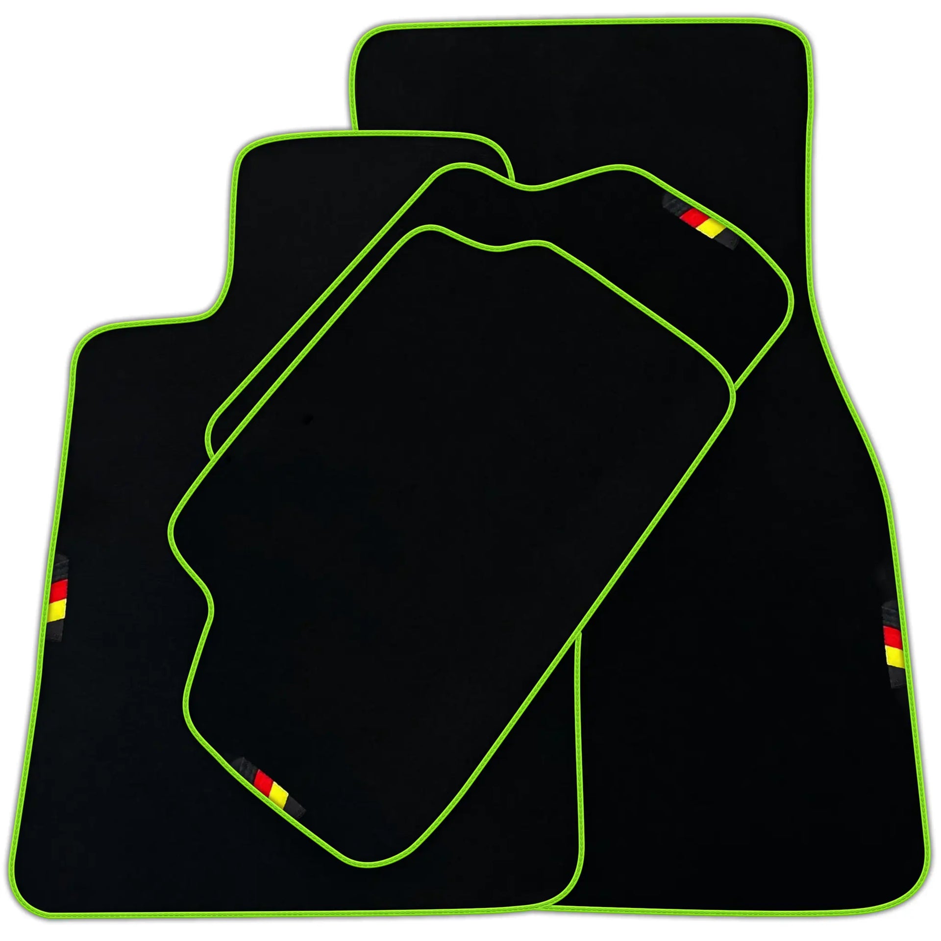 Black Floor Mats For BMW 6 Series F12 Germany Edition AutoWin Brand | Various Trim Colors