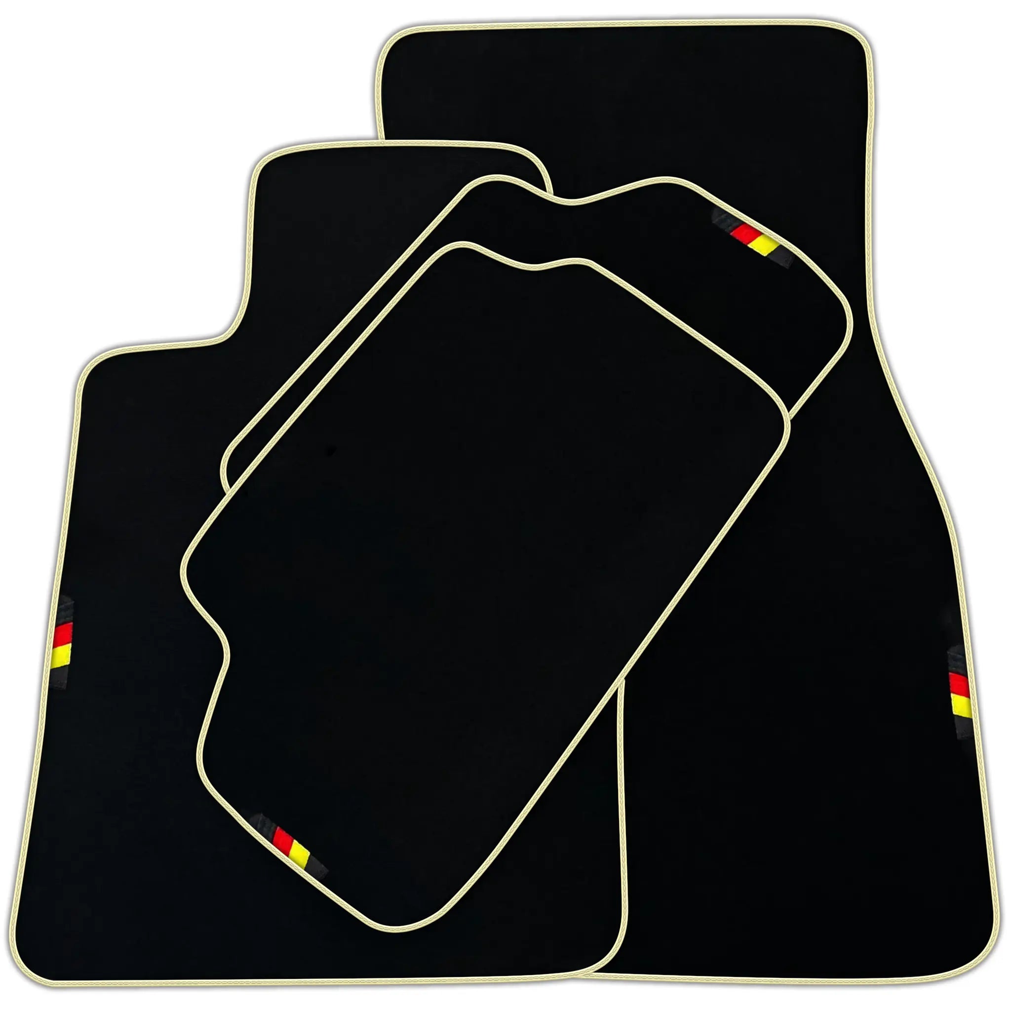Black Floor Mats For BMW M8 Series Convertible F91 Germany Edition AutoWin Brand | Various Trim Colors