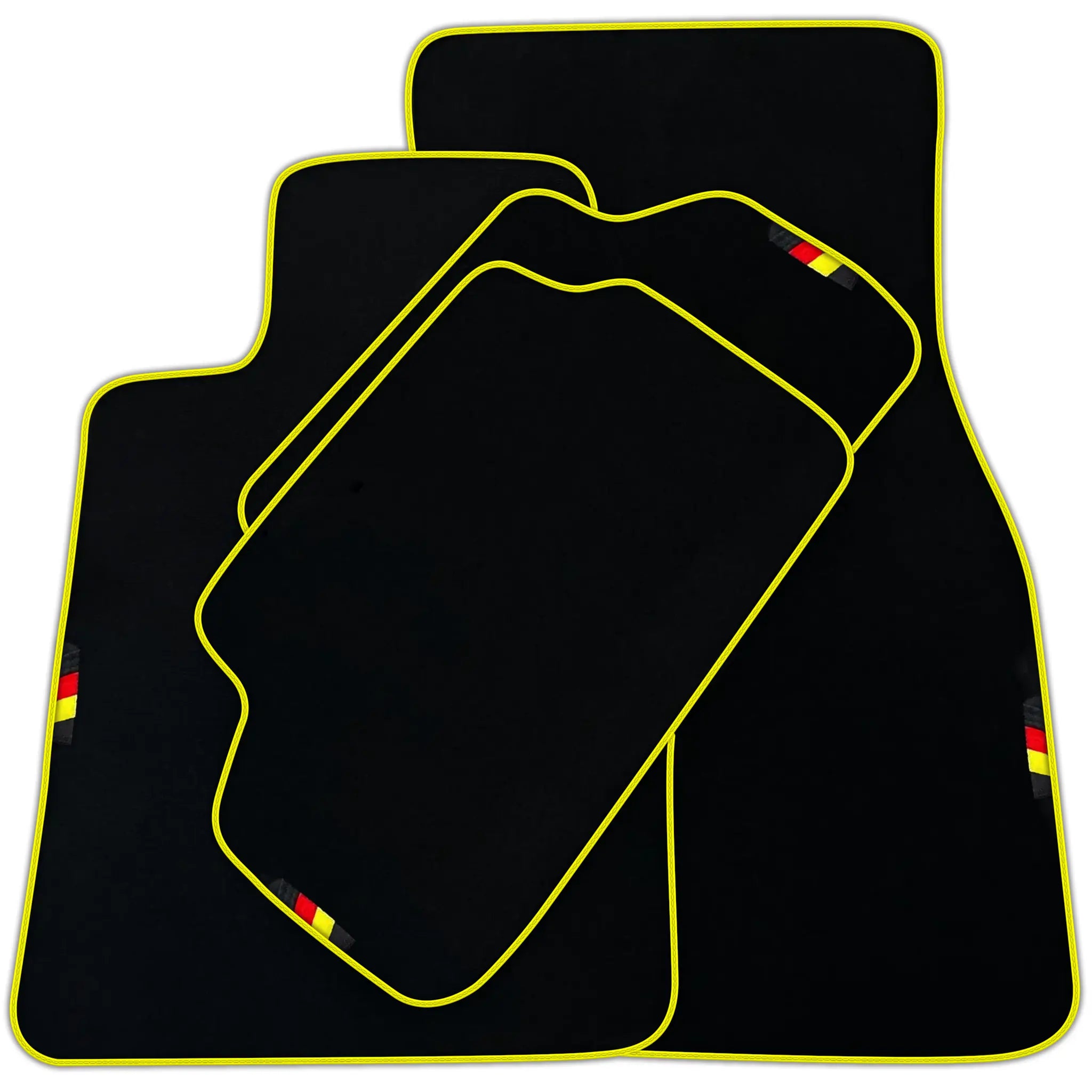 Black Floor Mats For BMW M8 Series Convertible F91 Germany Edition AutoWin Brand | Various Trim Colors