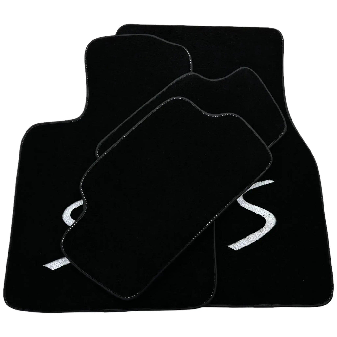 Black Floor Mats for Mini Cabrio R52 Convertible (2004-2009) - AutoWin
