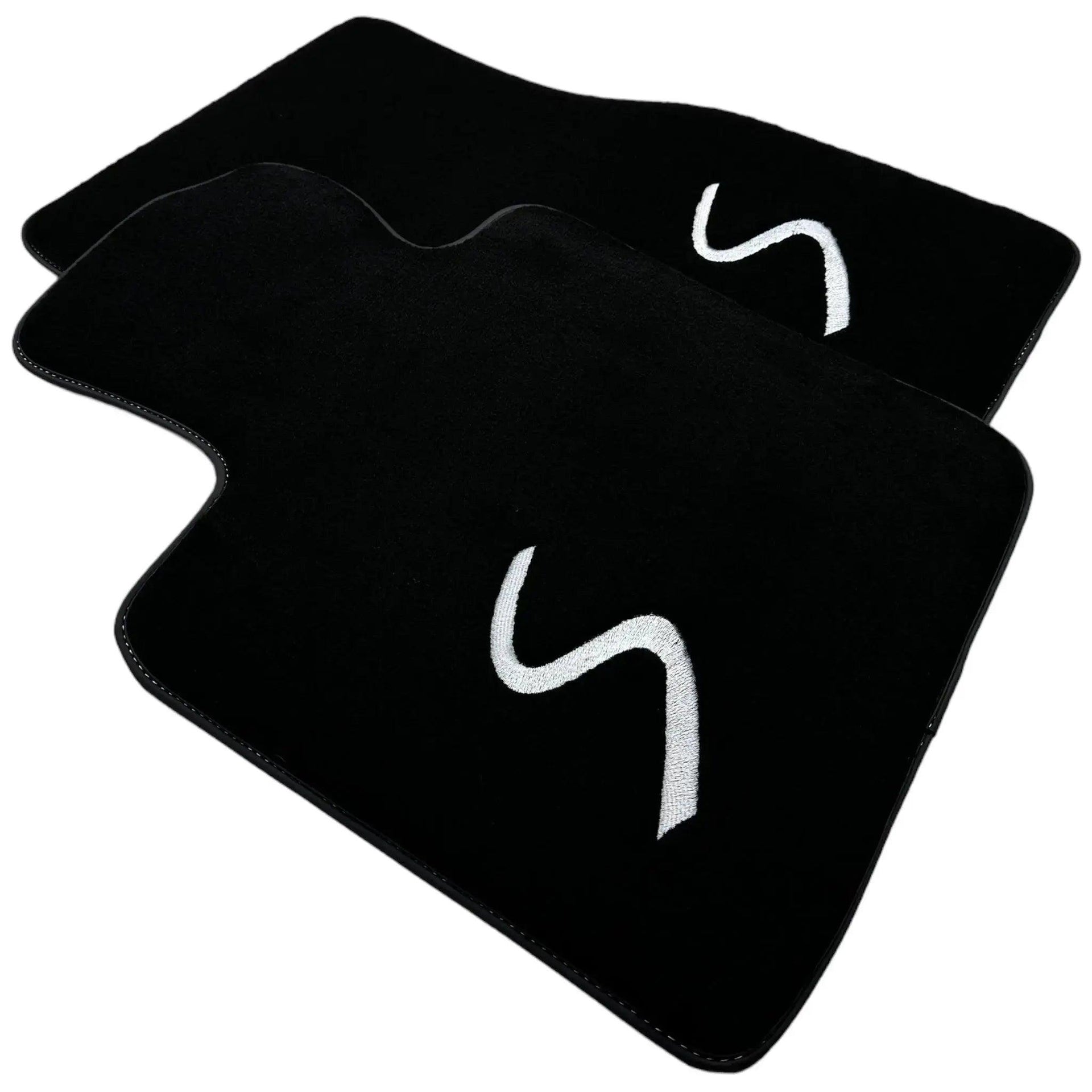 Black Floor Mats for Mini Cabrio R56 Convertible (2009-2016) - AutoWin