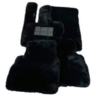 Black Sheepskin Floor Mats For Mercedes Benz B-Class W246 (2011-2019) | ER56 Design - AutoWin