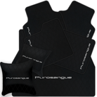 Premium Black Leather Floor Mats for Rolls Royce Shadow (1965-1977)