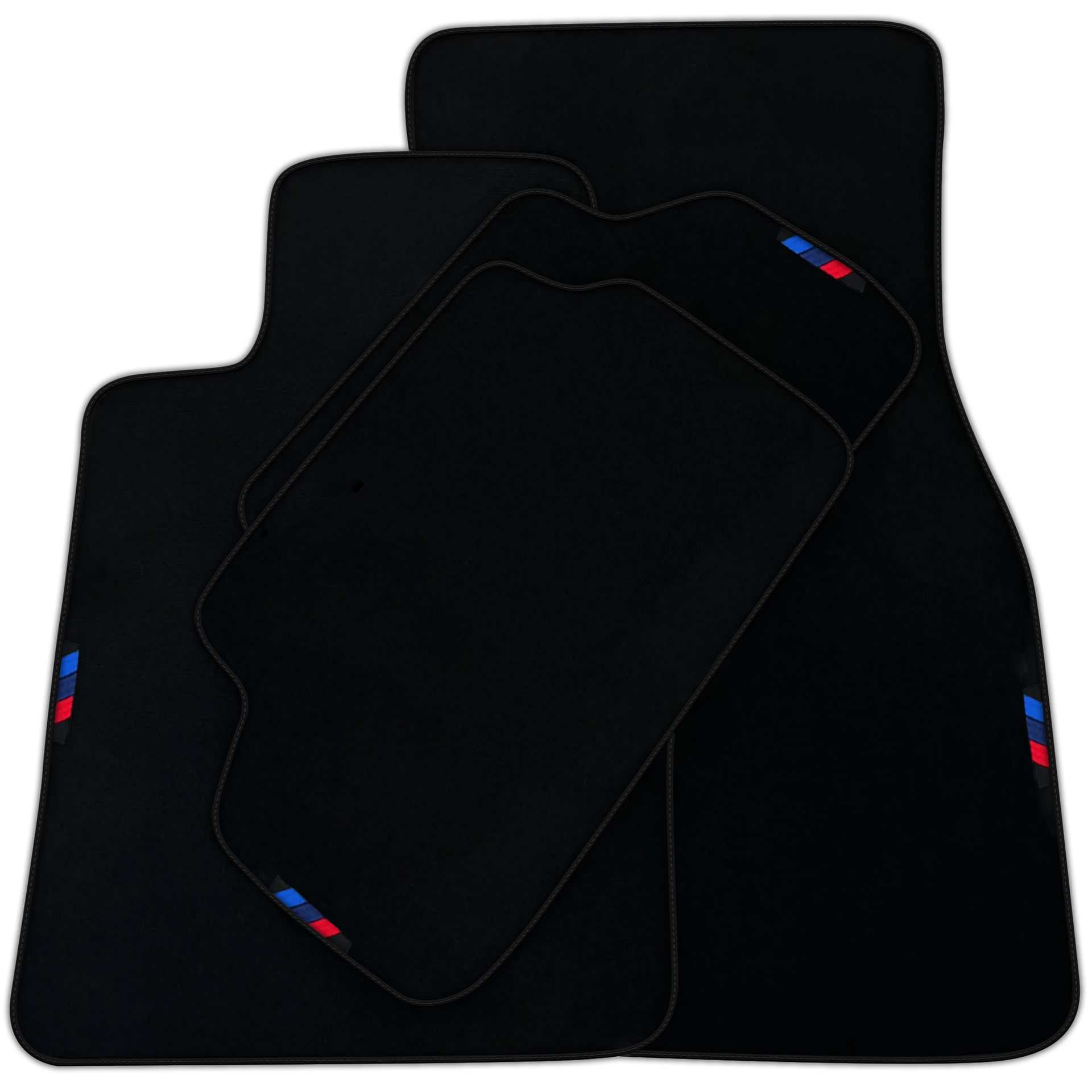 Black Floor Mats For BMW X5 Series E53 | Black Trim | Various Trim Colors