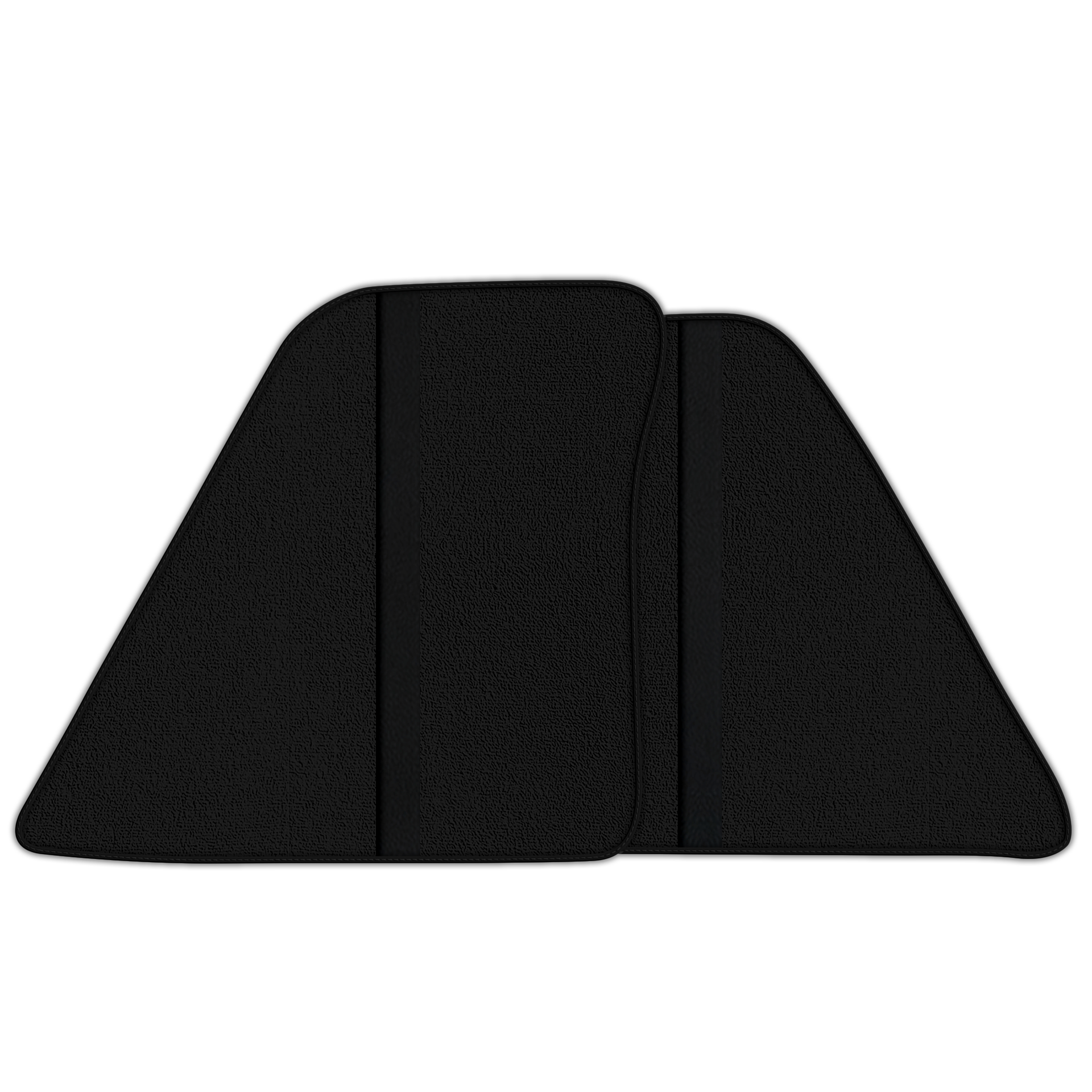 Premium Leather-Lined Black Floor Mats for Ferrari 296 GTB (2022-2025)