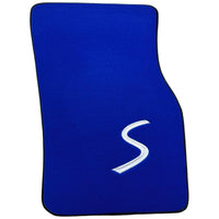 Blue Floor Mats for Mini Cabrio R56 Convertible (2009-2016) - AutoWin