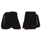 Premium Black Leather Floor Mats for Ferrari F12 (2012-2022)