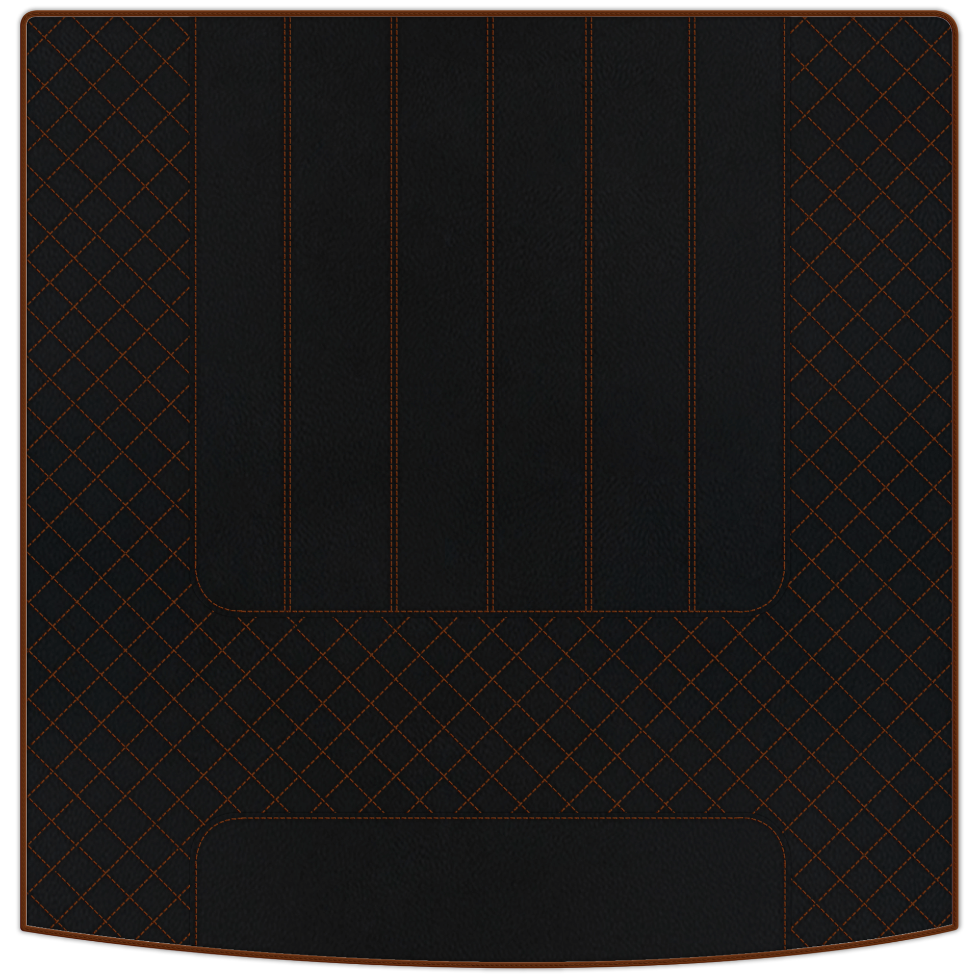 Black Leather Floor Mats for Bentley Continental GTC (2011-2018)