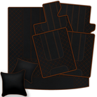 Black Leather Floor Mats for Bentley Bentayga (2015-2023) | AW1 Design