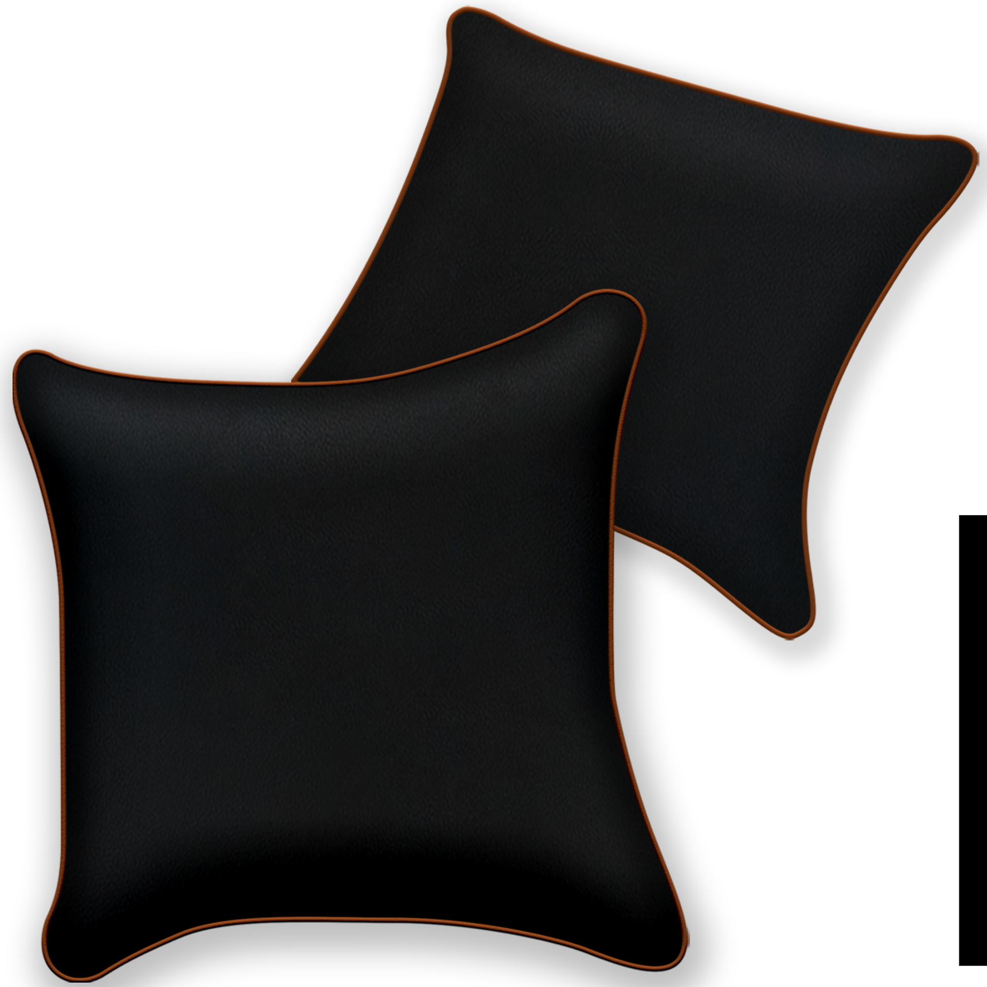 Premium Black Leather Floor Mats for Ferrari California | Full Set