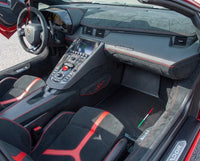 Customizable Floor Mats for Lamborghini Aventador Sv Leather Carbon Limited Edition