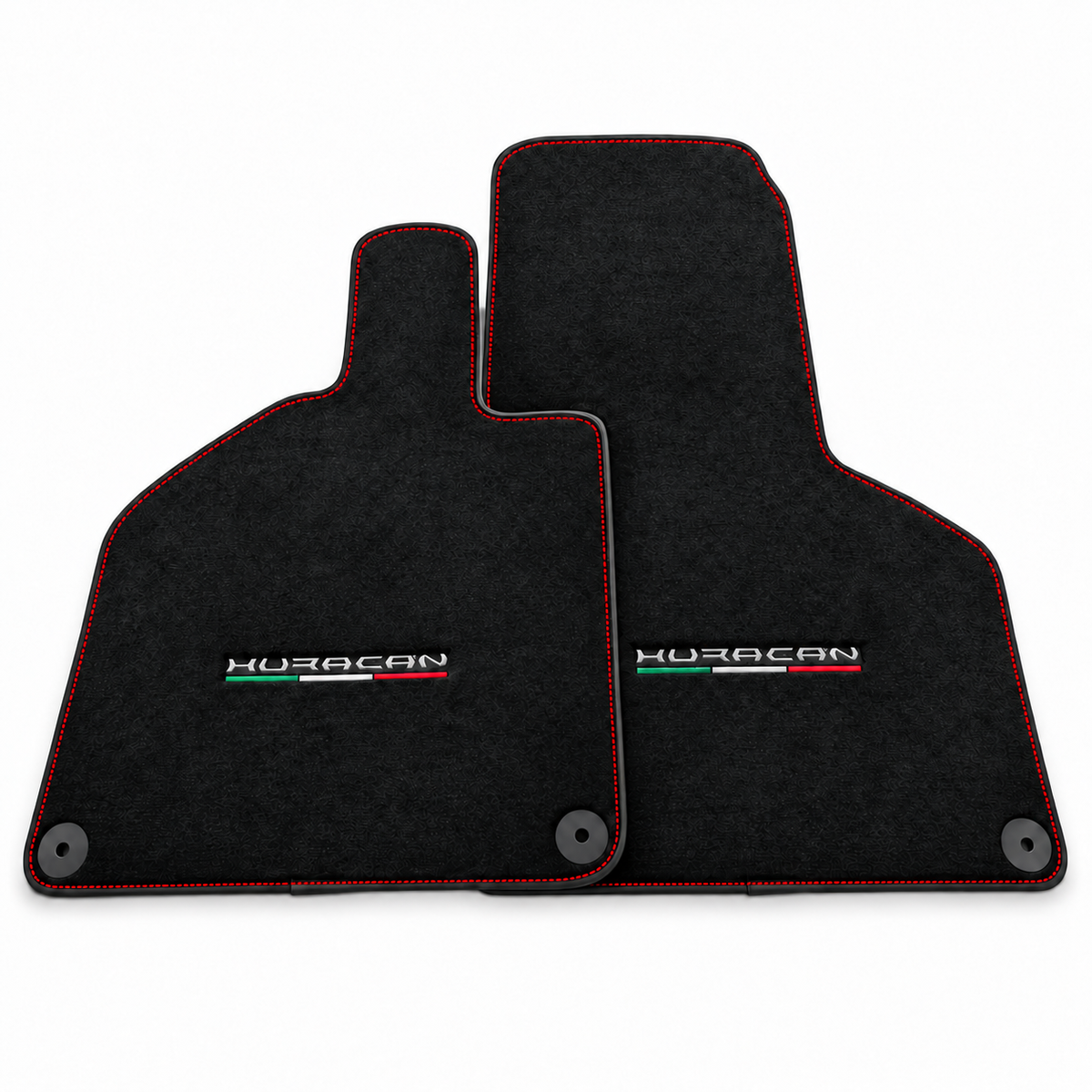 Tapetes de carro vermelhos para Lamborghini Huracan