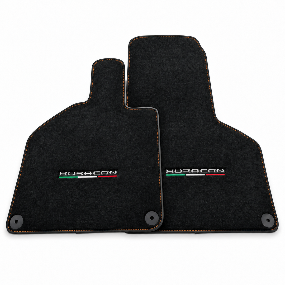 Tapetes de carro vermelhos para Lamborghini Huracan