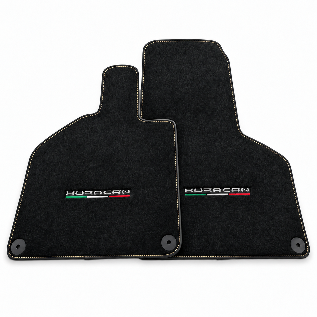 Tapetes de carro vermelhos para Lamborghini Huracan
